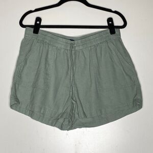 J. Crew Linen Blend Drawstring Short Women's Size Medium